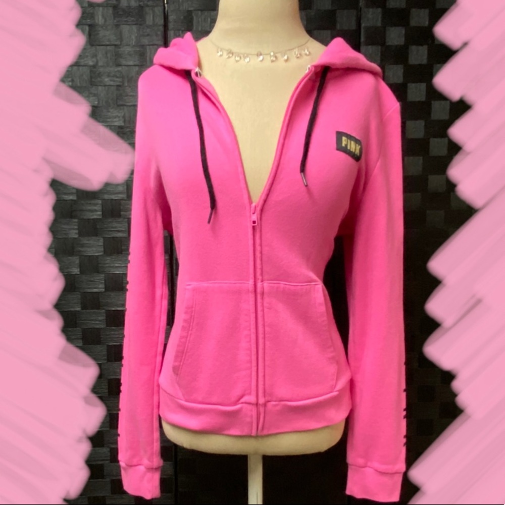 PINK zip up hoodie